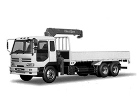 Fuso борт-кран манипулятор 5 тонн